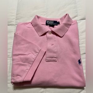 Polo by Ralph Lauren men’s pink pique shirt